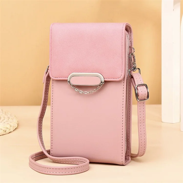 

Girls PU Leather Mobile Phone Bag Case Pouch Cross Body Purse Small Shoulder Bag, Black ,dark pink,light pink,dark green,light gray,dark gray