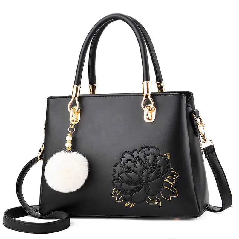 

CB227 classy design fashion flower pattern shoulder handbag luxury designers handbags bags women