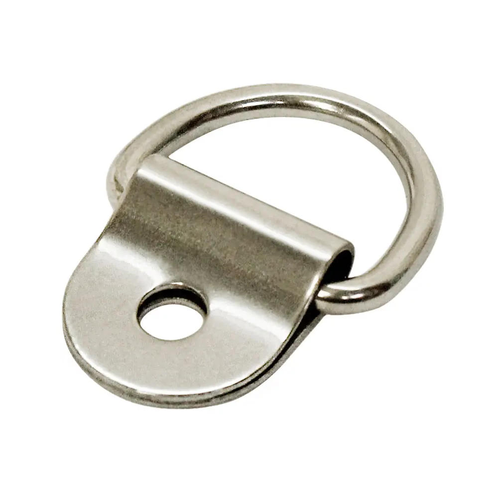 thumbnail image 2 of Brophy 4-Pack 3/8 Inch Stainless Steel D Ring Rope Chain Tie Down Trailer Kit – With SS Bolts 2 of 5