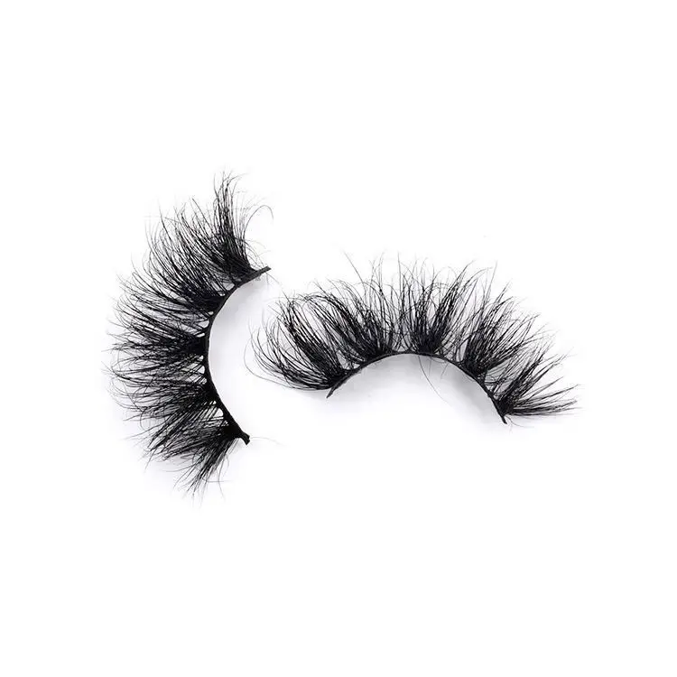

100% Cruelty Free Mink Lashes Individual Mink Lashes3d wholesale vendor 25mm, Natural black or colorful