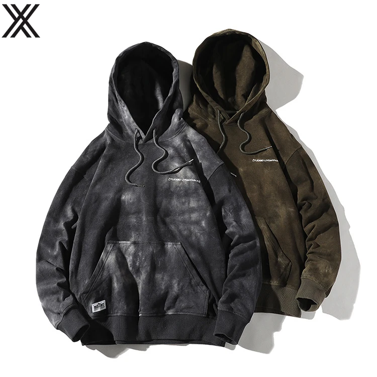 

Custom logo color Printed Winter Sportswear Trend Men's Tie And Dye Hoodie