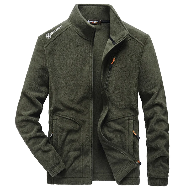 

Factory Wholesale Mens Clothing Custom Polyester Long Fleece Winter Jacket Men Jacket, Army green, dark grey, dark blue, black