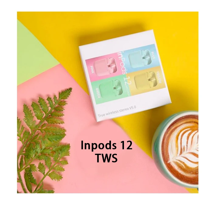 

Cheap OEM Inpods i12 Earbuds Ture Wireless Stereo metal matte Earphone Sport Headset Wireless inpods 12