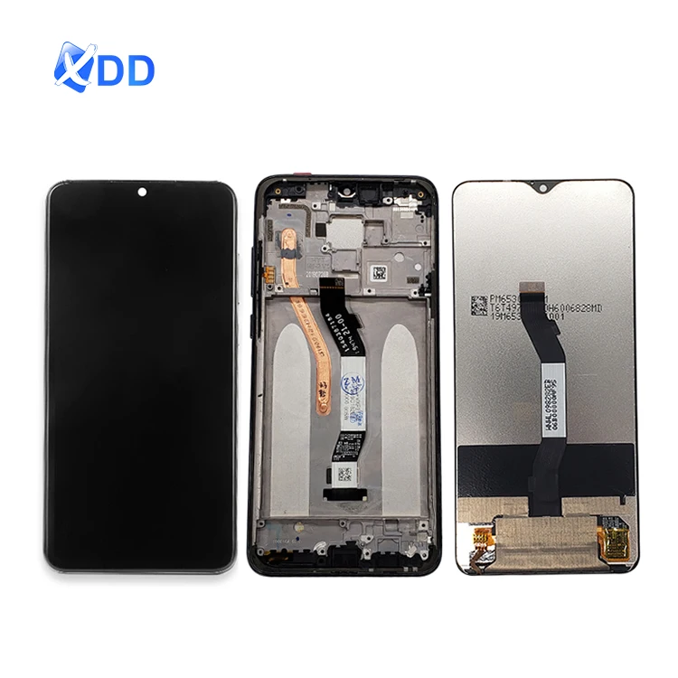 

Mobile phone oled screen touch folder original lcd display price note 8 pro display for xiaomi redmi, Black\gray