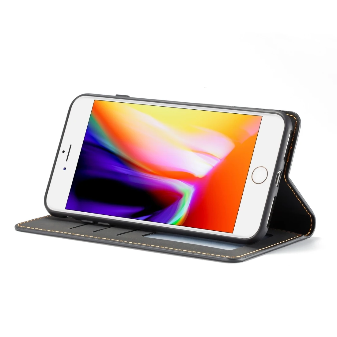 

Leather Mobile Phone Holder Case Protection Shell Cover for iPhone 11 Pro Max X XR, Black, blue, red, brown