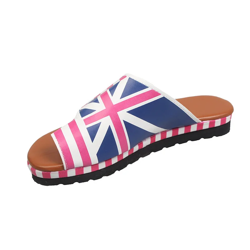 

2021 Hot Sale Pu Upper Comfortable Flat Big Size Women Sandals