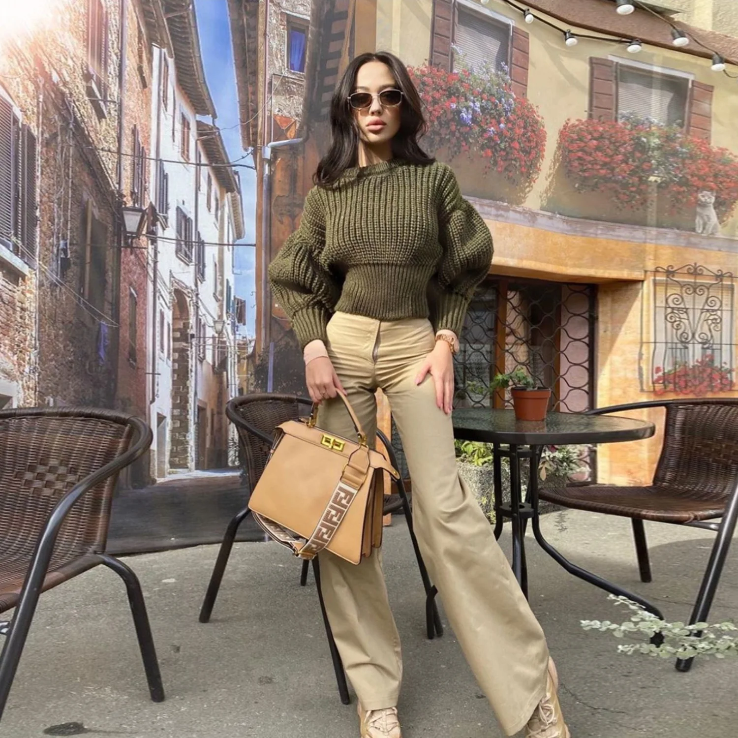 

100% Cotton Sweater Europe And America Fall Clothes For Women Sweaters 2021 Fashion Crop Top Sweater, White