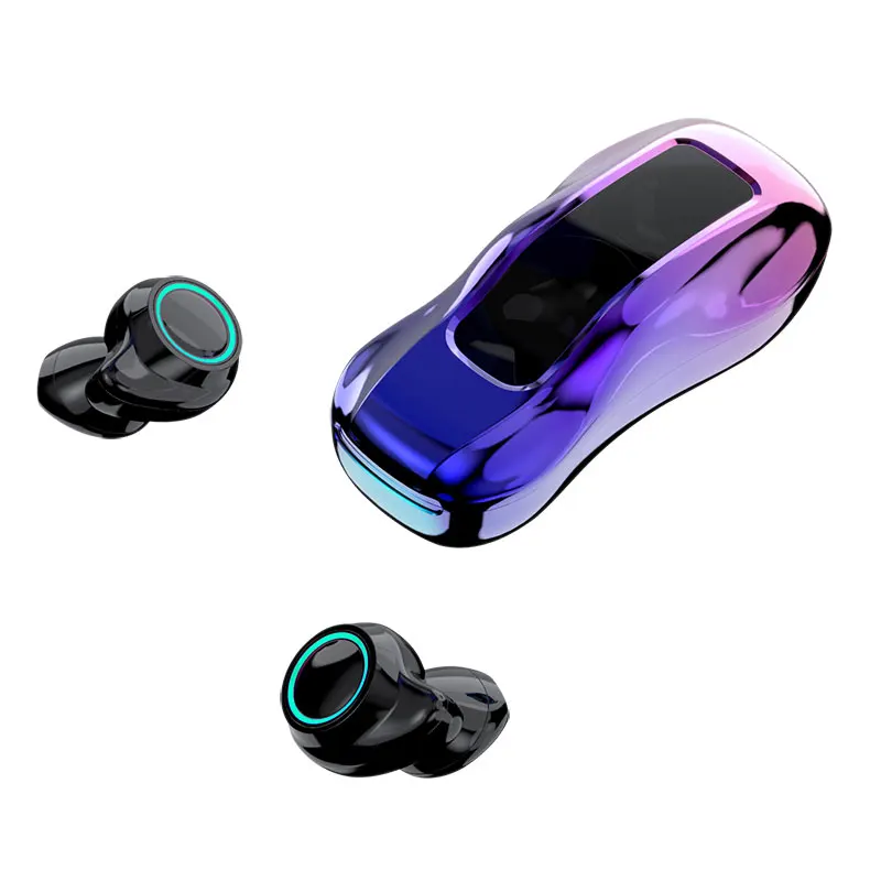 

2021 Fashion color Wireless Earbuds blue thooth earphone noise cancelling headphones anc Business Earphone Pors 911 Tws, Black/blue/red/yellow/purple