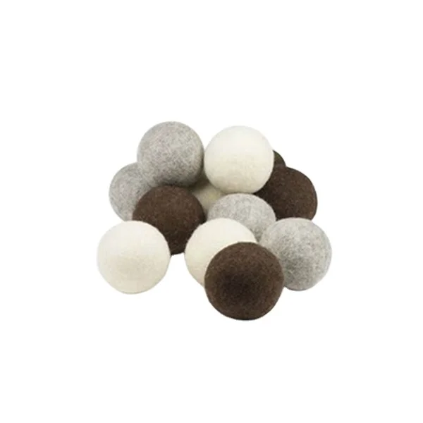 

Factory custom handmade ecological felt wool dryer ball for laundry, Custom color