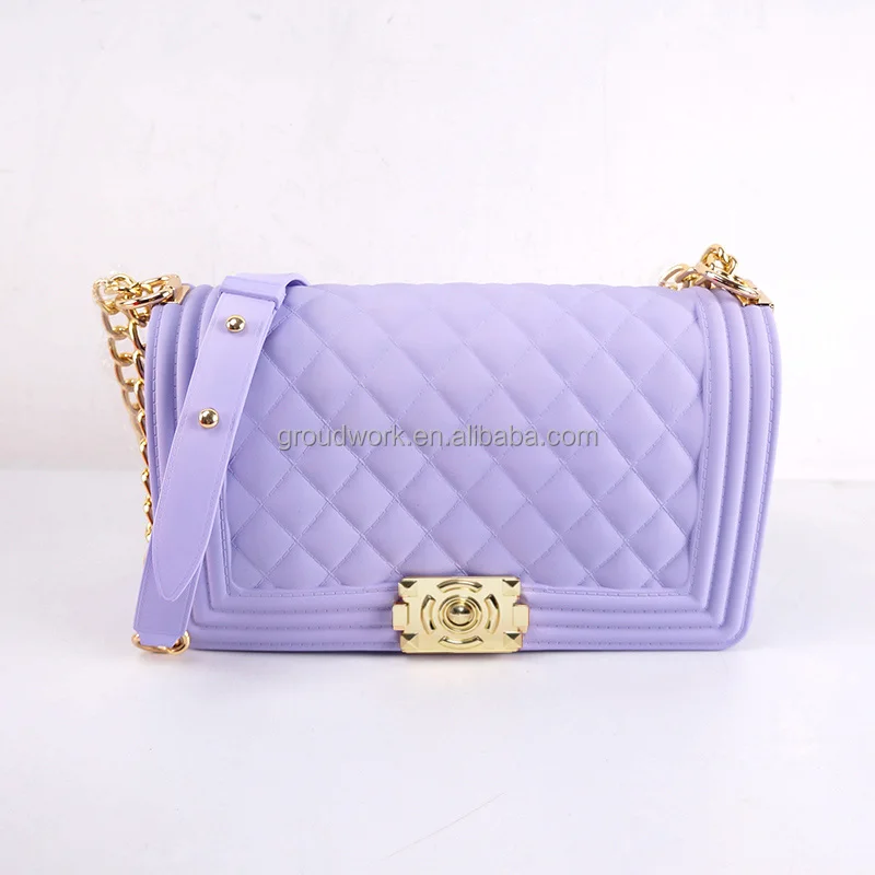 

GW 2020 New Trendy Gentle violet Fashion Crossbody Shoulder Jelly Bag Tote Hand Bag Purses Handbag for Women, Rich