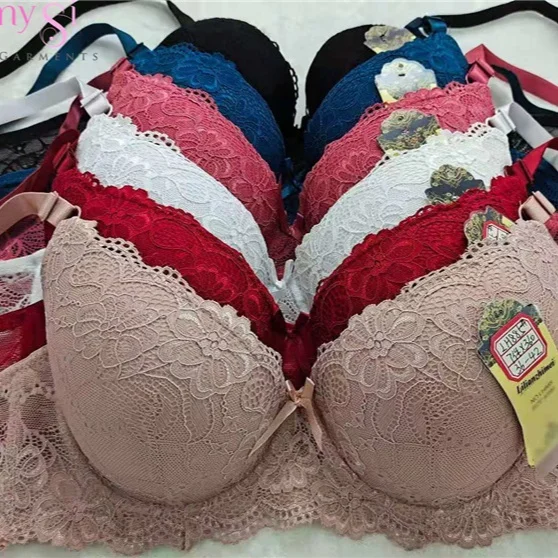 

1.46 USD BR308 mix color mix size 36- 42 Simple Solid Color 36-42 ladies sexy top lace bra, All color available