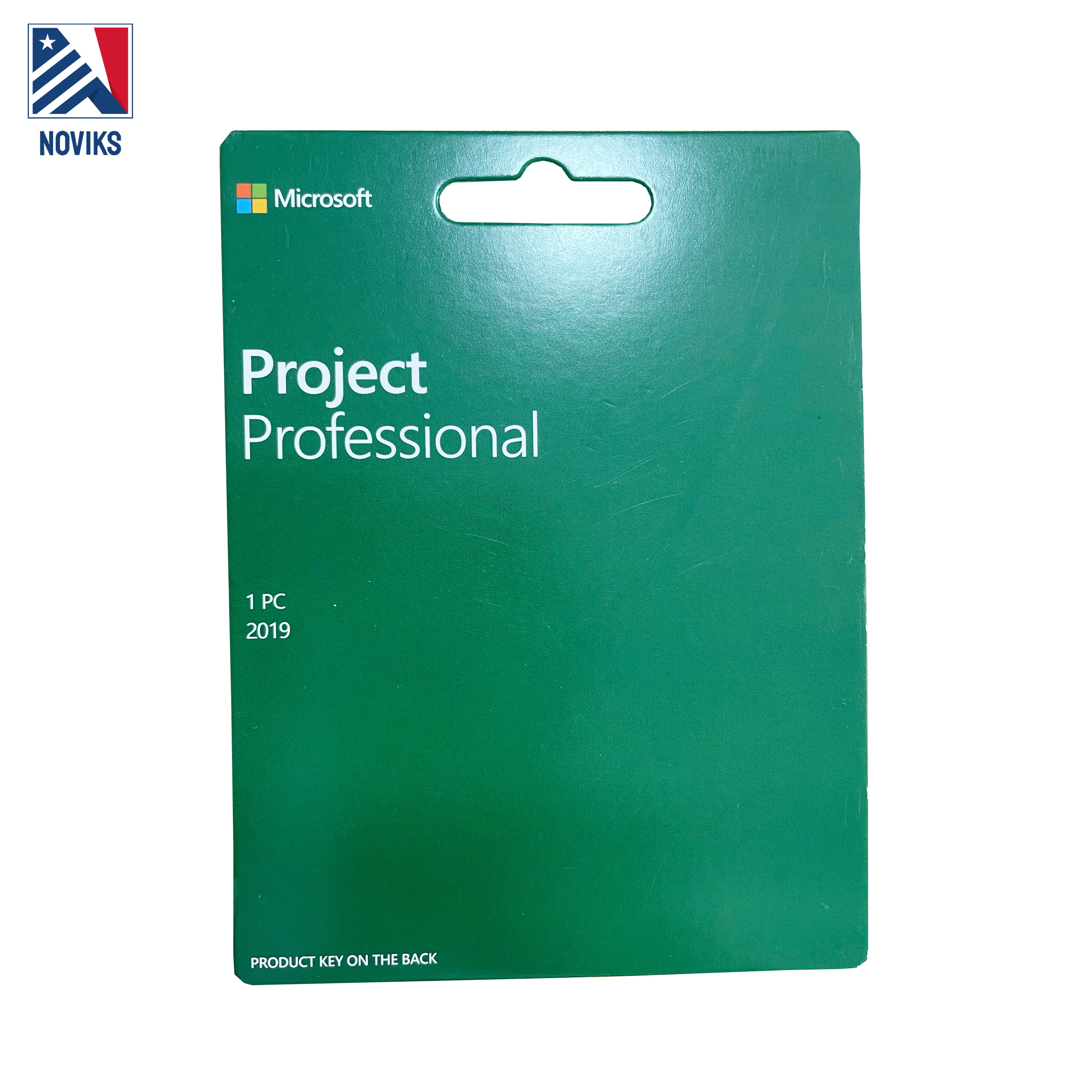 

microsoft project professional 2019 green key card for 1 user
