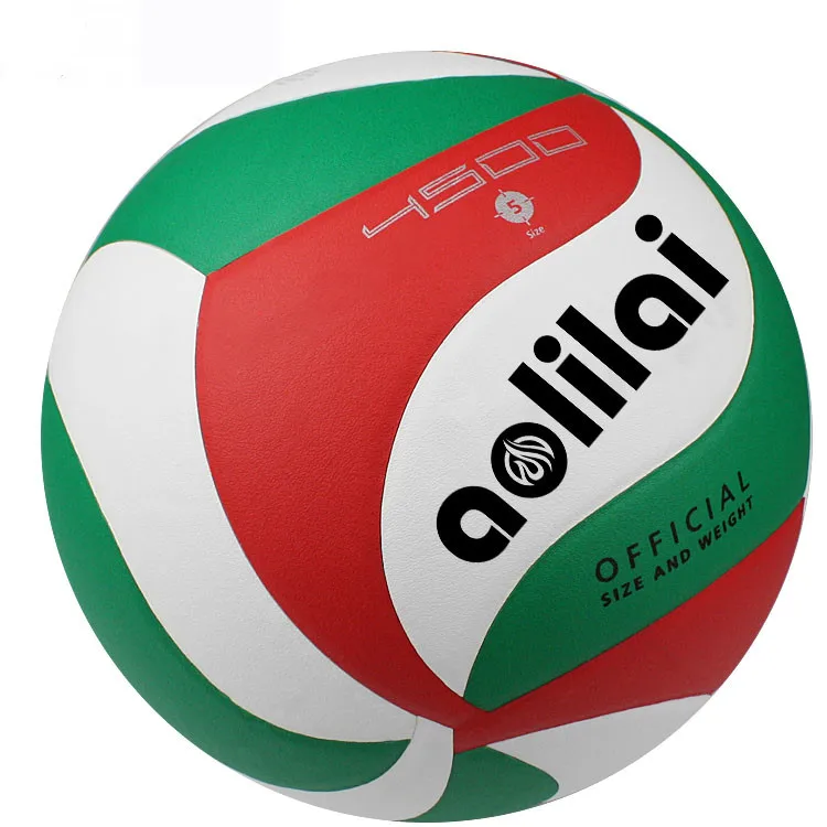 

2020 Hot Sale Aolilai 12 Panels Pu Laminated Indoor Official Size Weight Standard Size 5 Volleyball, Customize color