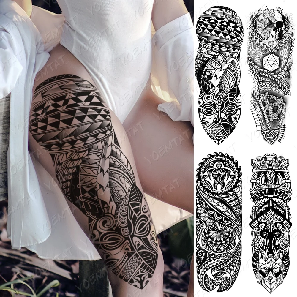 

YOEMTAT New Arrivals Large Full Arm temporary tattoo sticker, Cmyk