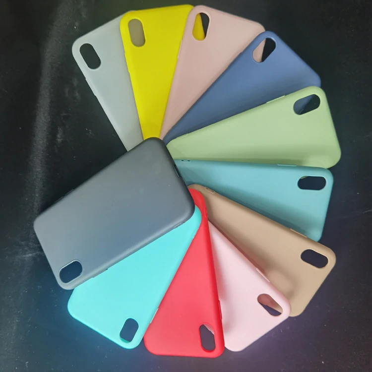 

New Market Style 1.2mm Camera Protection Hole Design Silicone Color Soft TPU Matter Phone Back Cover Case For Huawei P Smart Z, Black / clear