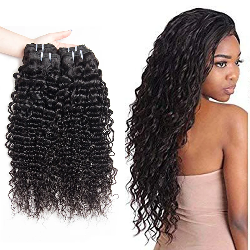 

Natural Hair Color Loose Wave Brazilian Virgin Human Hair Bundle With Frontal Deep Wave
