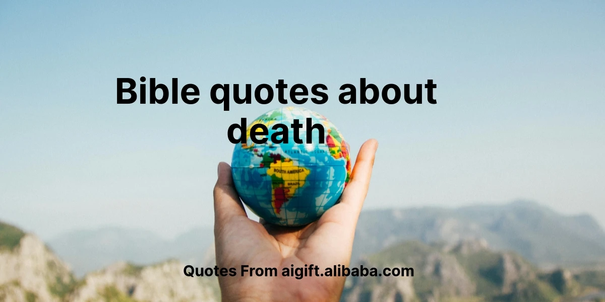 bible quotes about death