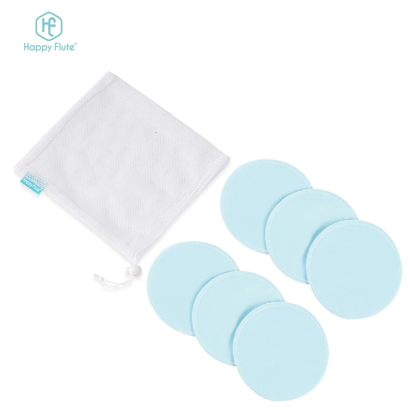 

Happy flute washable nursing pad organic bamboo nursing breast pads eco friendly bamboo fibre breast pads, Customized color