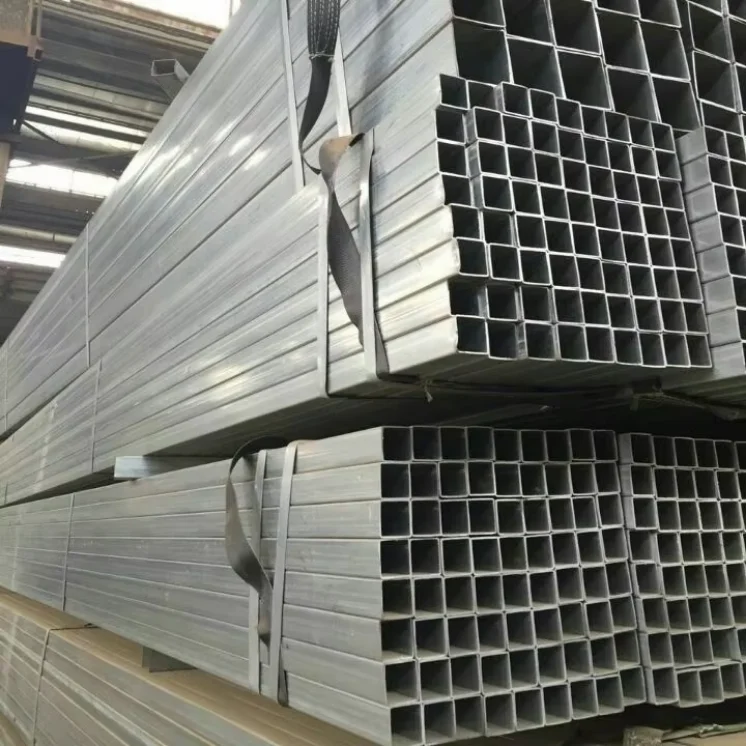 Standard Size Pre Galvanized Square & Rectangular Steel Tube Anti Rust Pre GI Pipe for Municipal Engineering