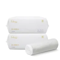 

Disposable Biodegradable Bamboo Lint Free Nonwoven Wet and Dry Tissue Baby Facial Antibacterial Clean Wipe