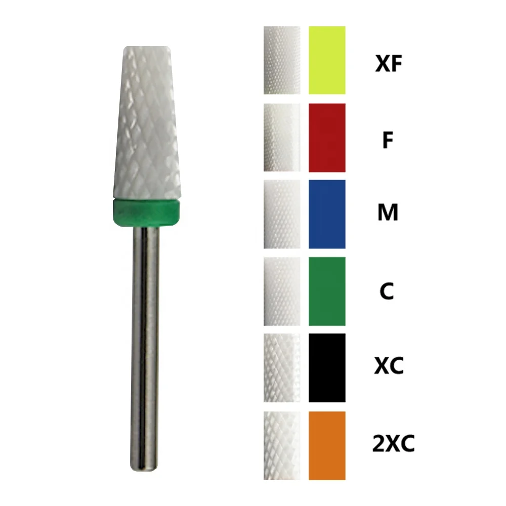 

Wholesale Low Moq Electric File Remove Nail Calluses Bit Tools Ceramic Cuticle Clean, Light green,red,blue,dark green,black,yellow