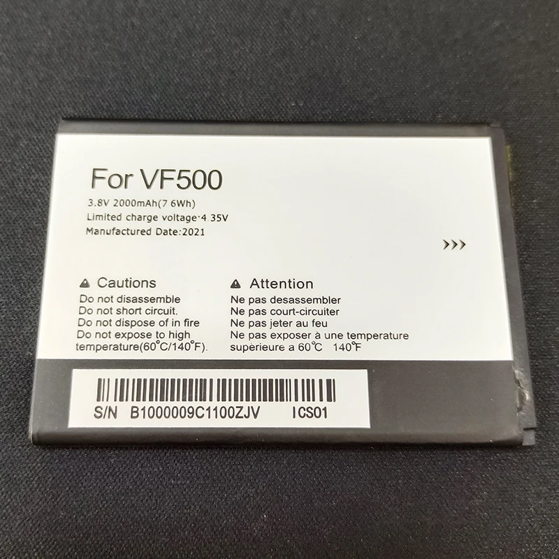 

For VF500 3.8V 2000mAh custom smart cell mobile phone batteries for ALCATEL Onetouch C2 POP C3 4033x pixi idol 4, White