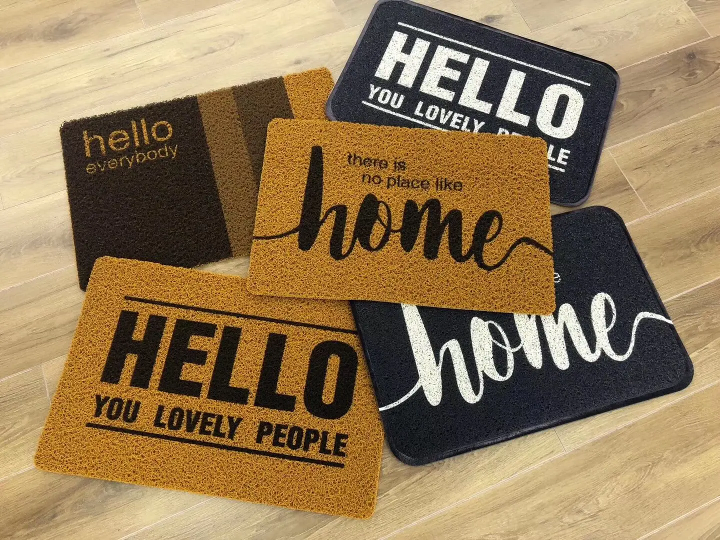 Customized Printed Mat Wholesale Plain Doormats Custom Artifical Coir Cococnut Pvc