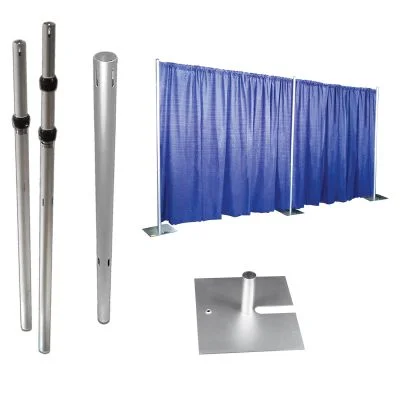 Portable Pipe and Drape Backdrop Kit Upright Pole Aluminum Pipe and Drape Backdrop Stand