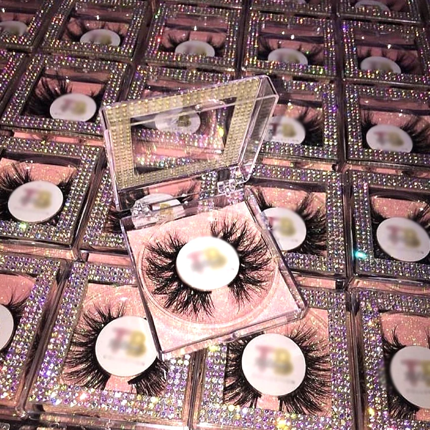 

False 25mm lashes mink eyelash package box magnetic eyelashes 3d mink eyelash vendor customized boxes