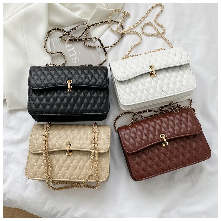 

2021 Latest Wholesale Lady Purses Chain Hand Bags For Women Fashion Handbags, As picture