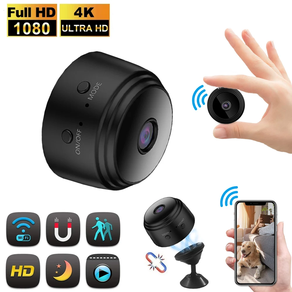 

A9 Mini WiFi Camera HD 1080p Remote Wireless Voice Recorder Video Camcorder Home Security Surveillance Cameras