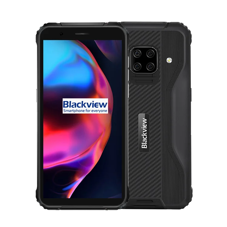 

Professional Blackview BV5100 Pro IP68 Waterproof Rugged Phone 4GB+128GB Mobile Phones 4G Smartphones with Scanner Function