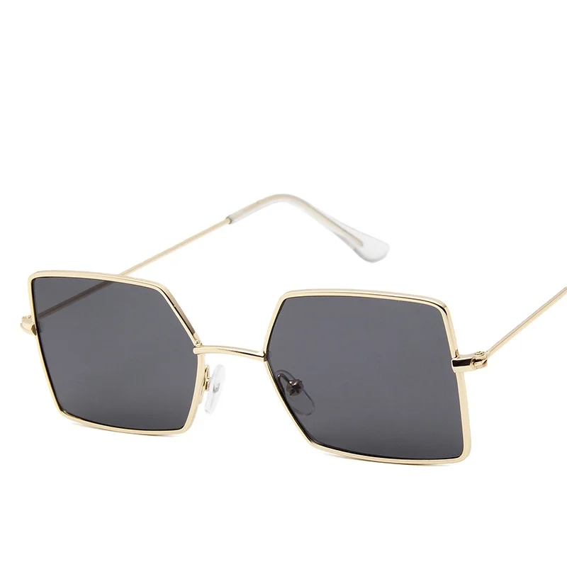 

DCOPTICAL 2021 Fashion Rimless Sunglasses New Trendy Metal Frame Square Women Men Rectangle