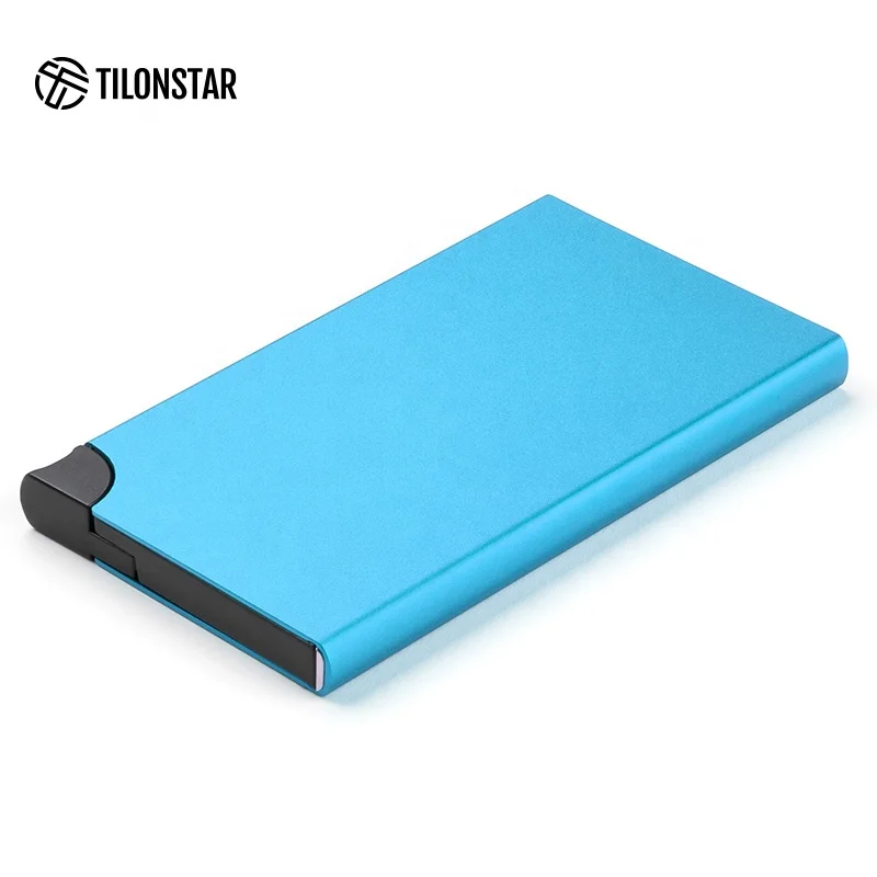 

Factory Direct Supply Smart Rfid Wallet Porta Carte Credito Portamonete Pop Up Name Card Holder