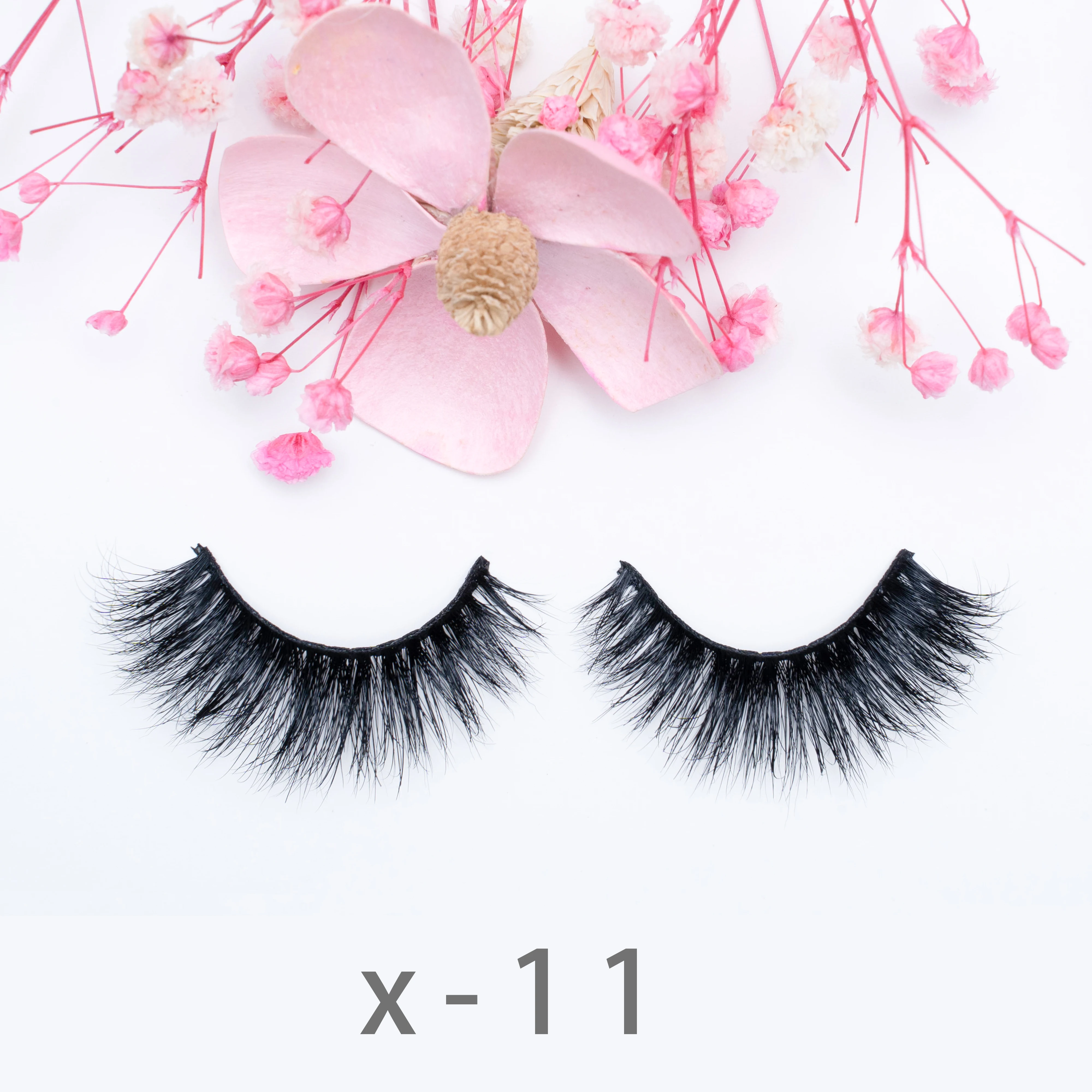 

high quality curly mink eyelashes 3d luxury lashes wholesale, Black color