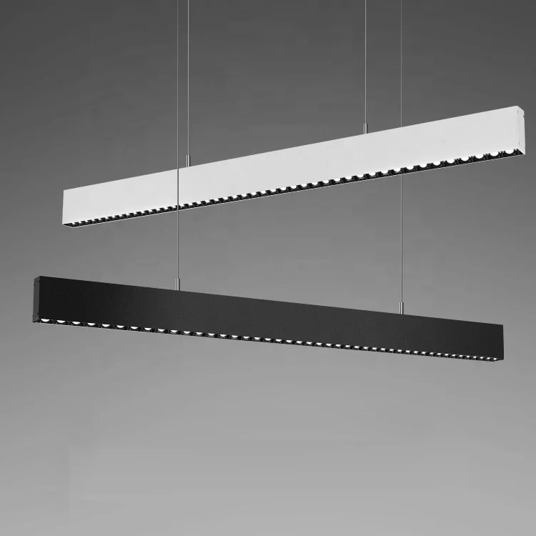 1200mm PMMA 3000k 4000k 5000k 45w dimmable office modern suspend extendable linkable led linear light