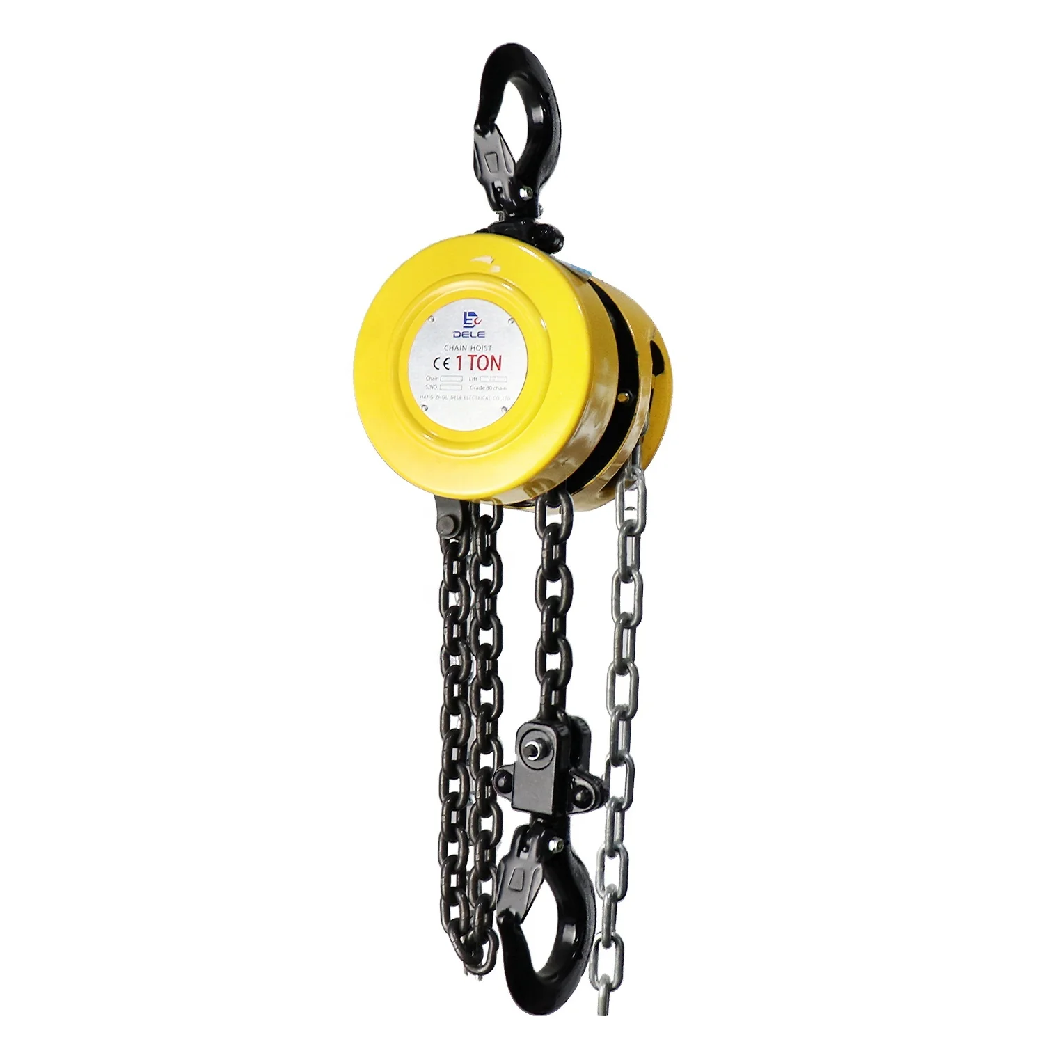 

Manual Steel Chain Hoist 1 ton Chain Pulley Block manual chain hoist