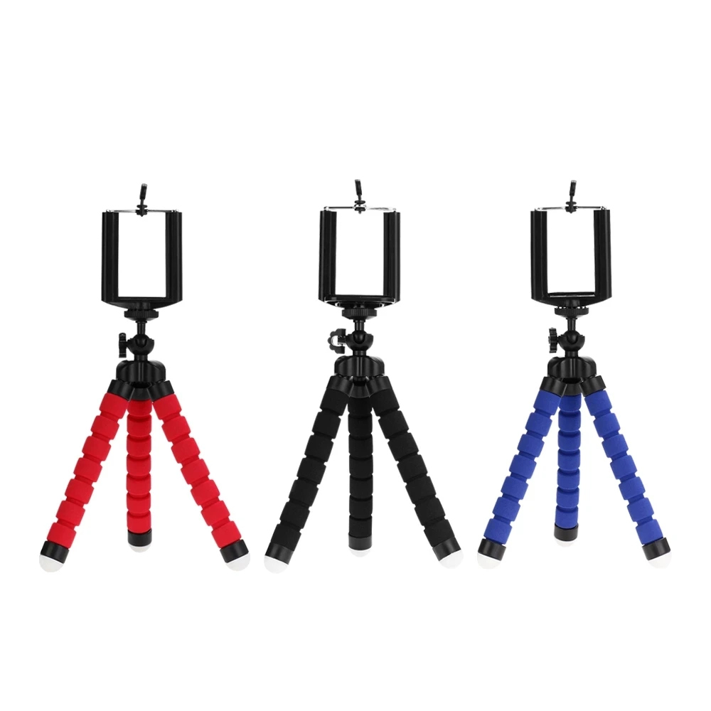 

China High Quality Mini Tripod Portable and Adjustable Camera Stand Holder For Go Pro Mobile Phone, Blue ,black,reg