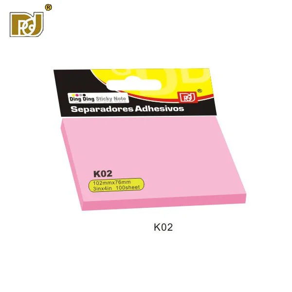 

Buy It Sticky Note And Post Note Bright Color 6 Pads Self-Stick Notes 3 in x 3 in,100 Sheets/Pad, Multiple colors