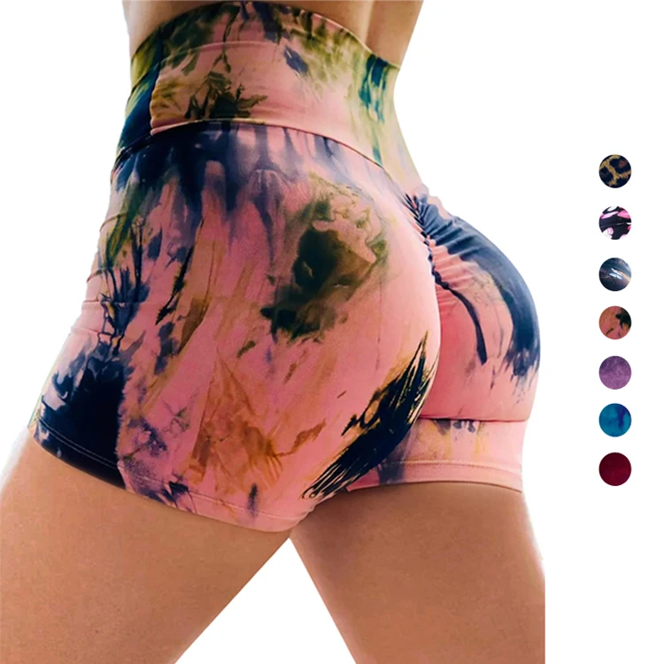 

new design your own women print yoga shorts pants, Customized