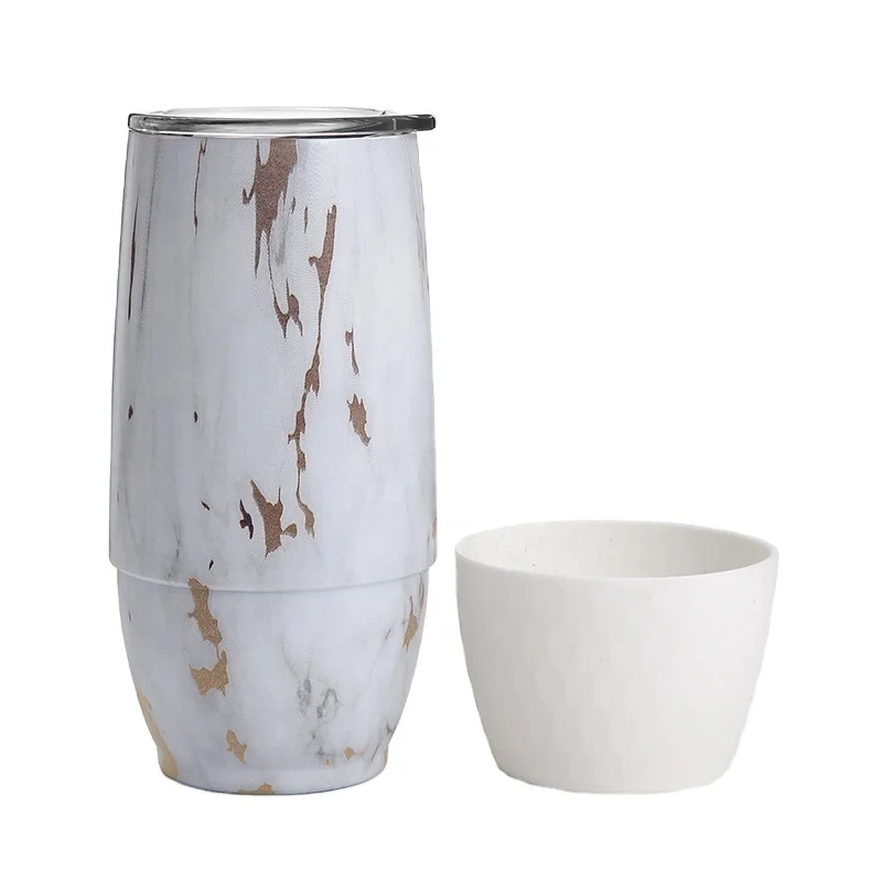 

8oz 12oz Double Vaccum Insulated Custom Stainless Steel Wine Tumbler With Lid, Customized color