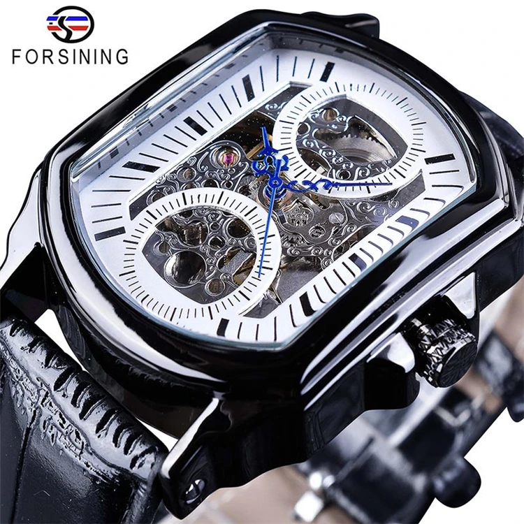 

FORSINING GMT911 Top Brand Luxury Retro Classic Hands Transparent Automatic Skeleton Wristwatch Mens Mechanical Watches
