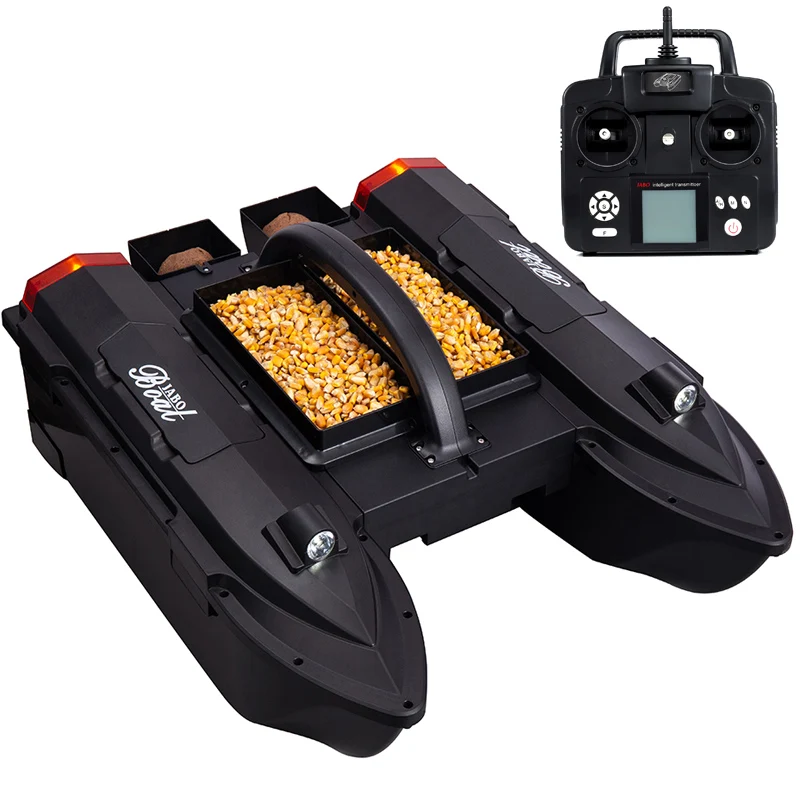 

Germany Warehouse Large Jabo 5CG 10A 4Bin GPS Sonar Bait boat Autopilot Sonar Fishing Finder Bait Boat 32points