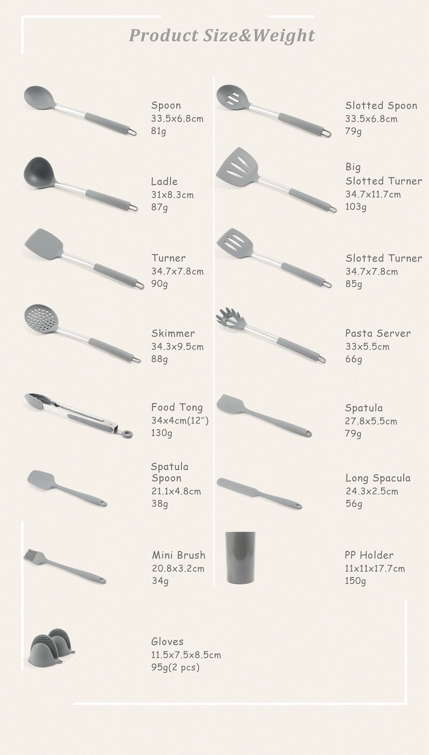Cookware utensils
