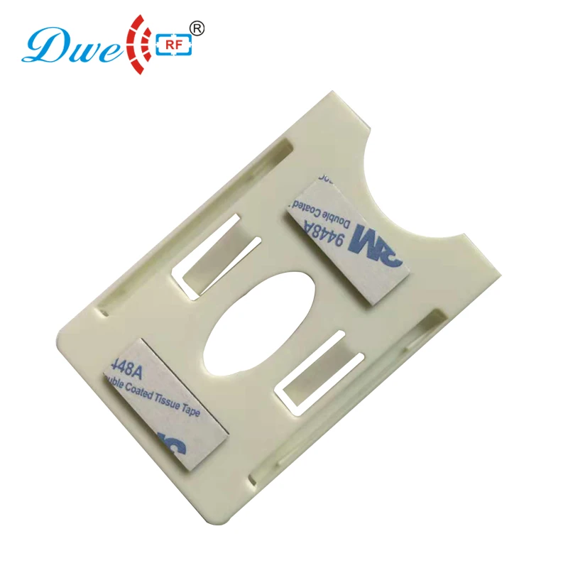 

PVC 3M double side sticker card holder for car, White