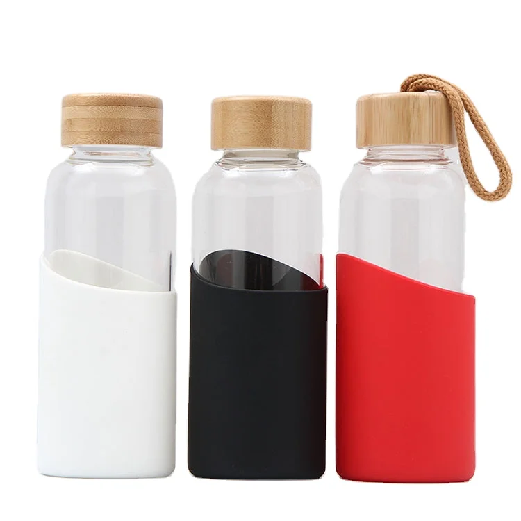 

New Arrival 500ML Glass Water Bottles with high borosilicate glass