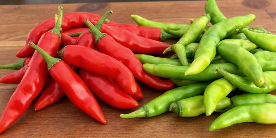 Chili Plants Growing in Garden