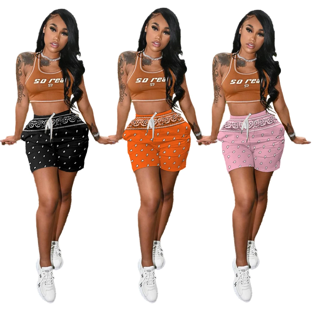 

Latest Design Fashion High Quality Casual Printed Pocket Beach Short Pants