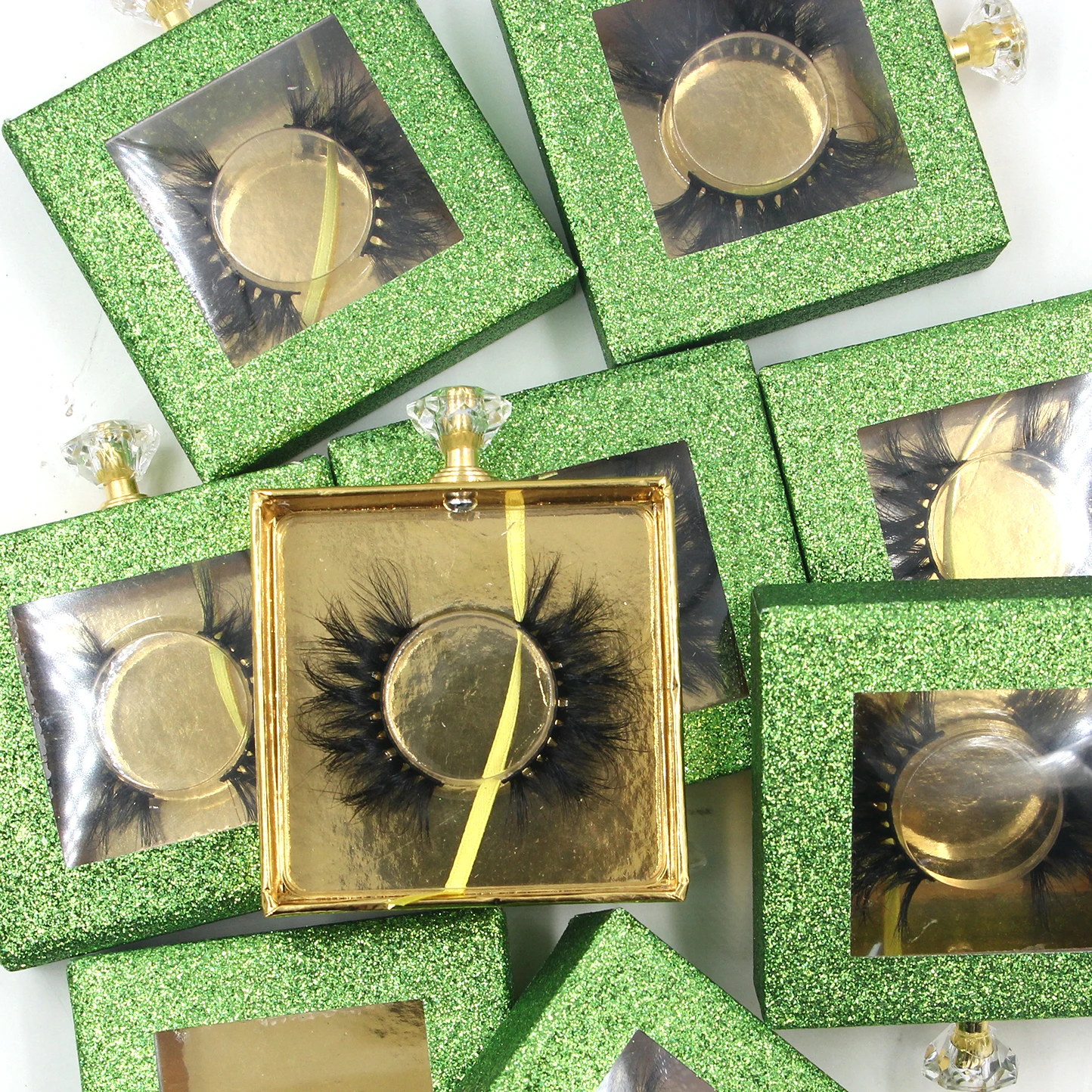 

25 mm 3d Fluffy Lashes 25 mm Mink Lashes Pack, Black