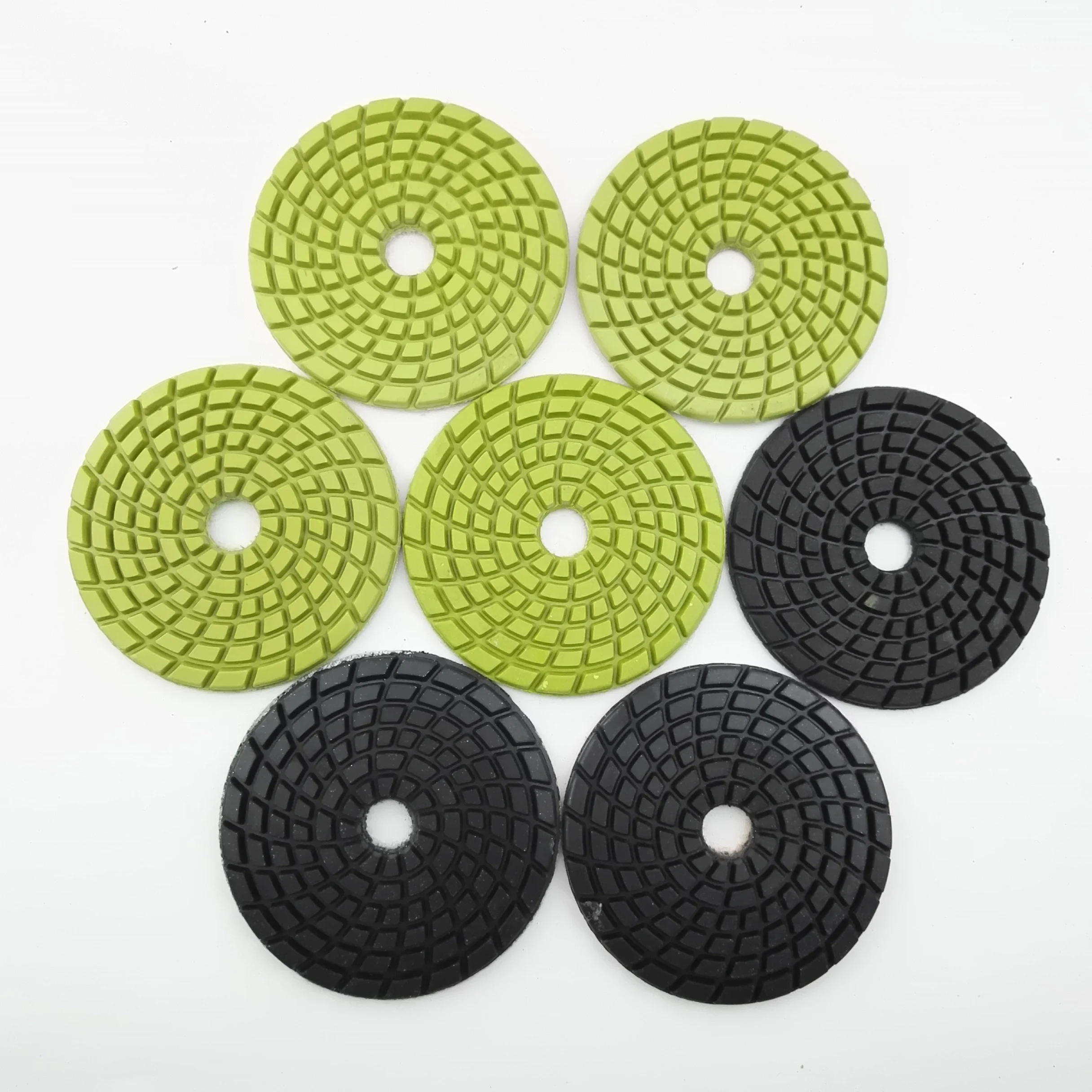 

Free shipping diatool 4in 100mm wet concrete diamond polishing pad for concrete polish, Colorful